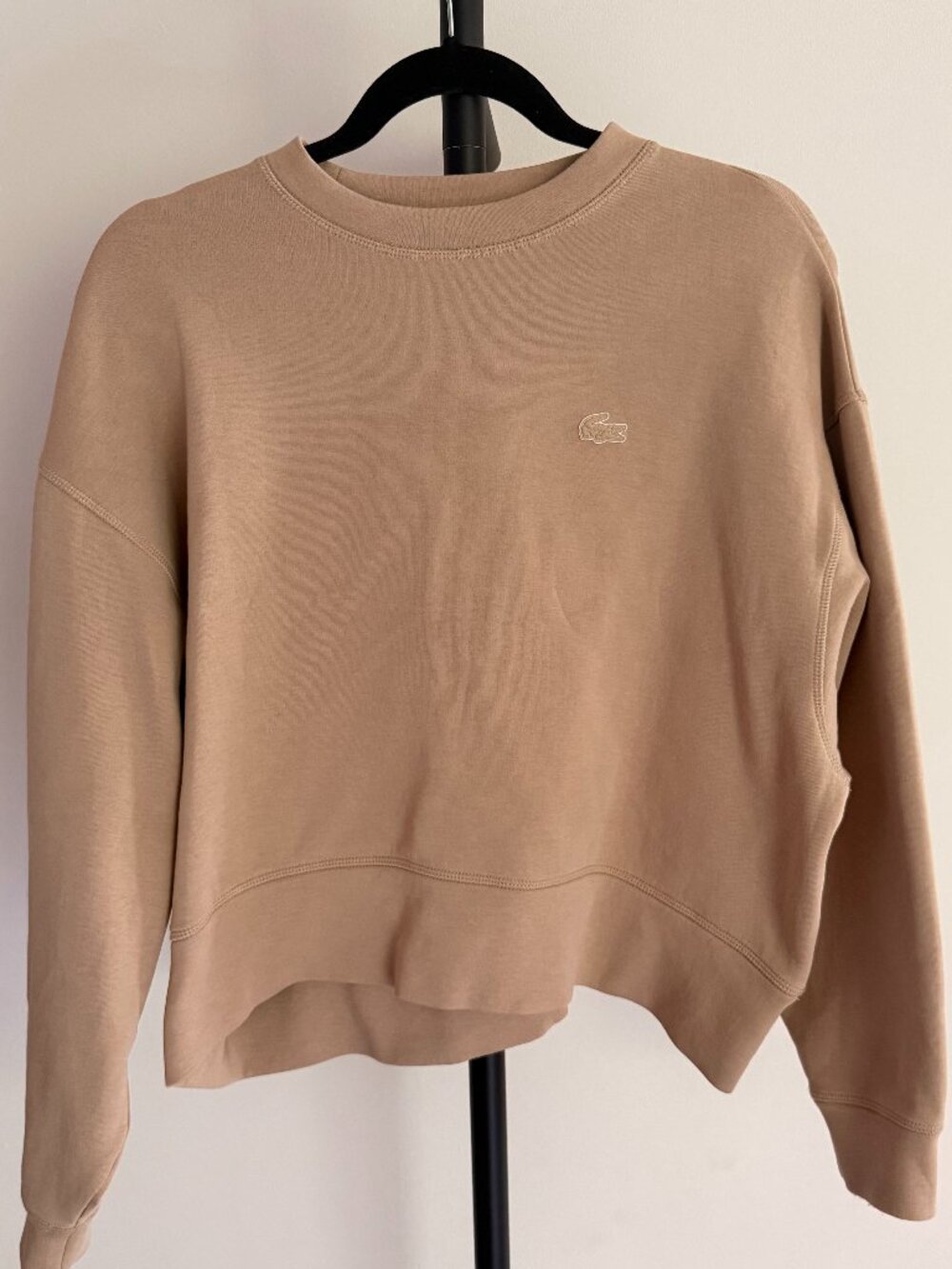 Lacoste Oversized Nude Sweatshirt 36